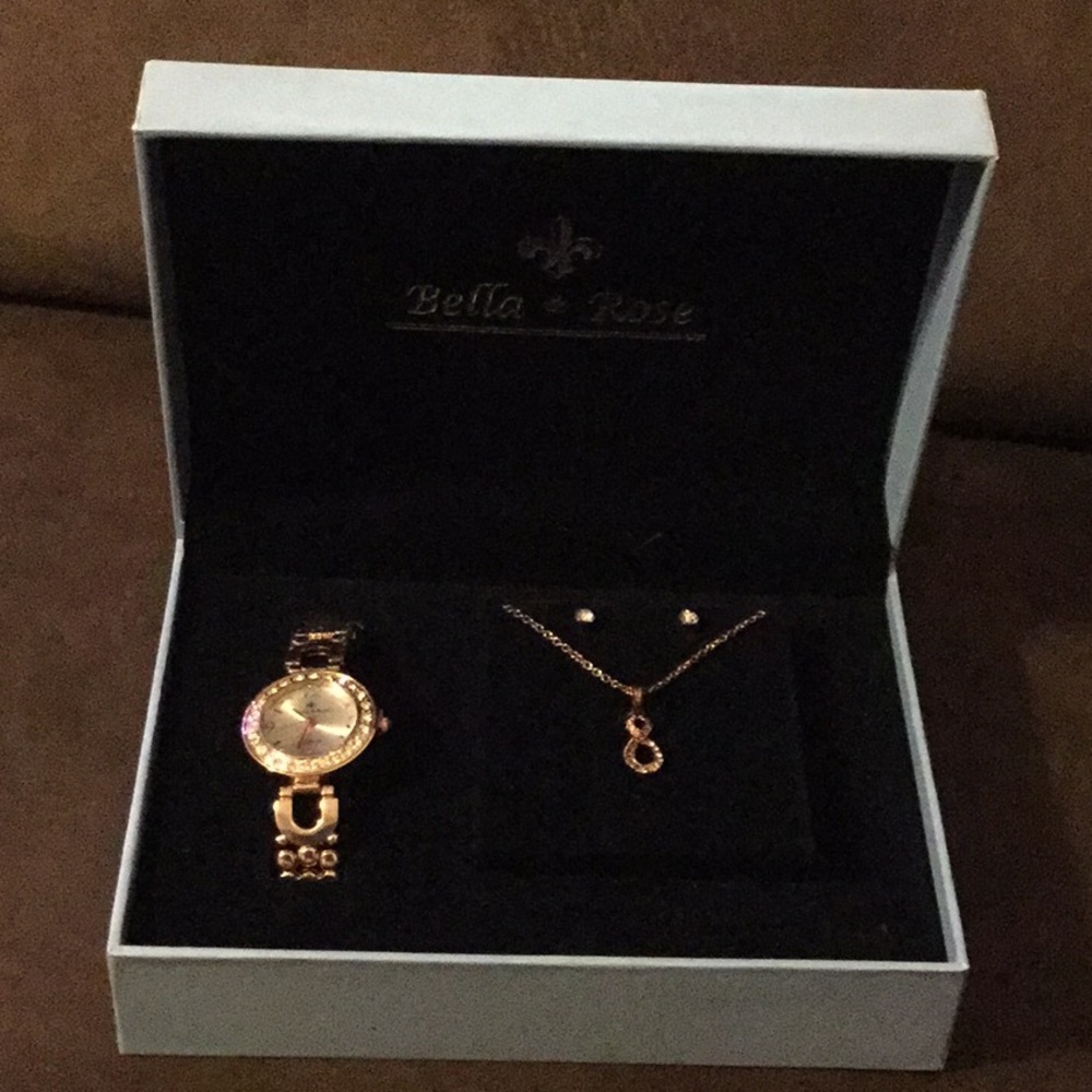 Watch and Jewelry Set.